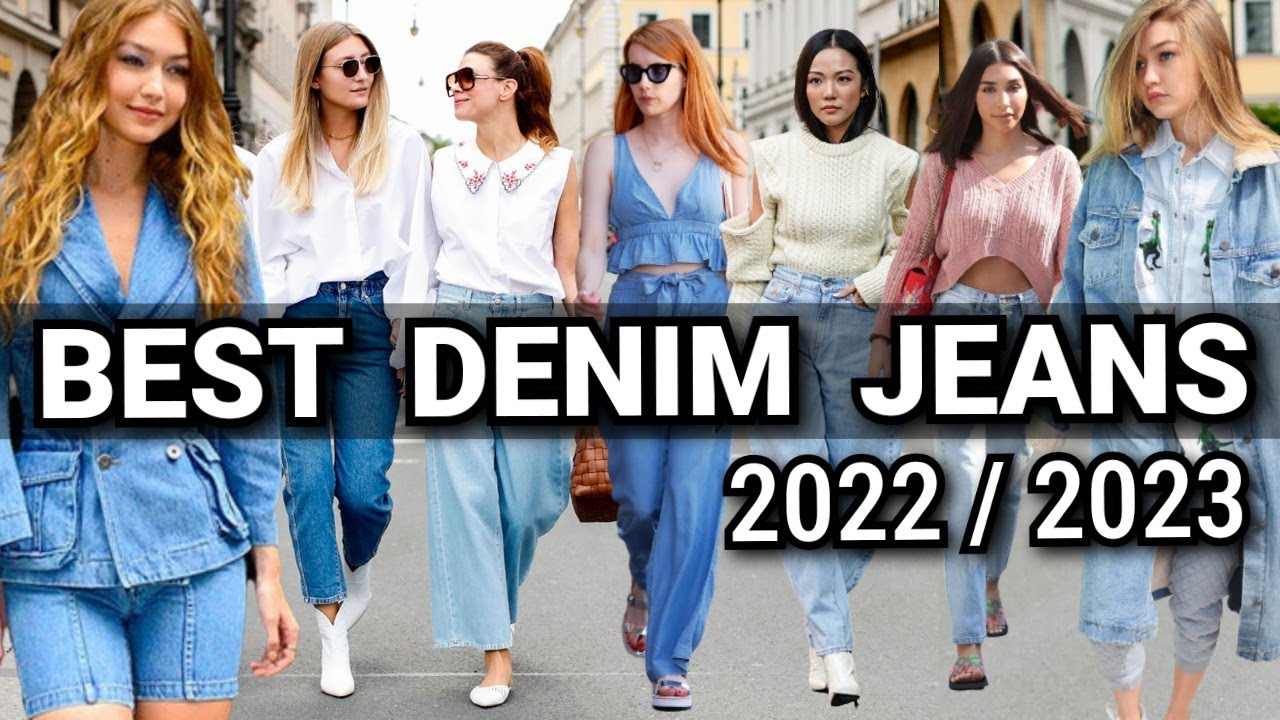 Top Denim Jeans Trends 2022/2023||Denim Fashion Outfit Ideas-fashion trends