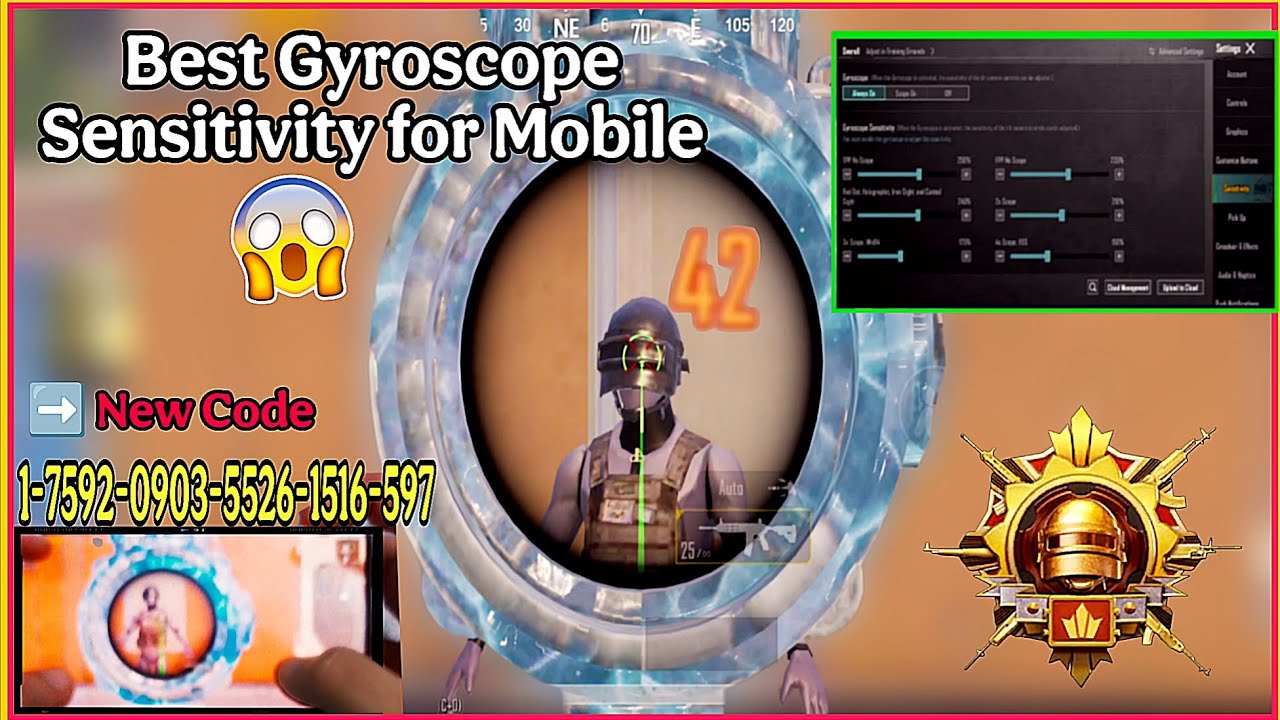Best Gyroscope Sensitivity for All Phones 😱Full Erangel Match – 32 Kills 🔥