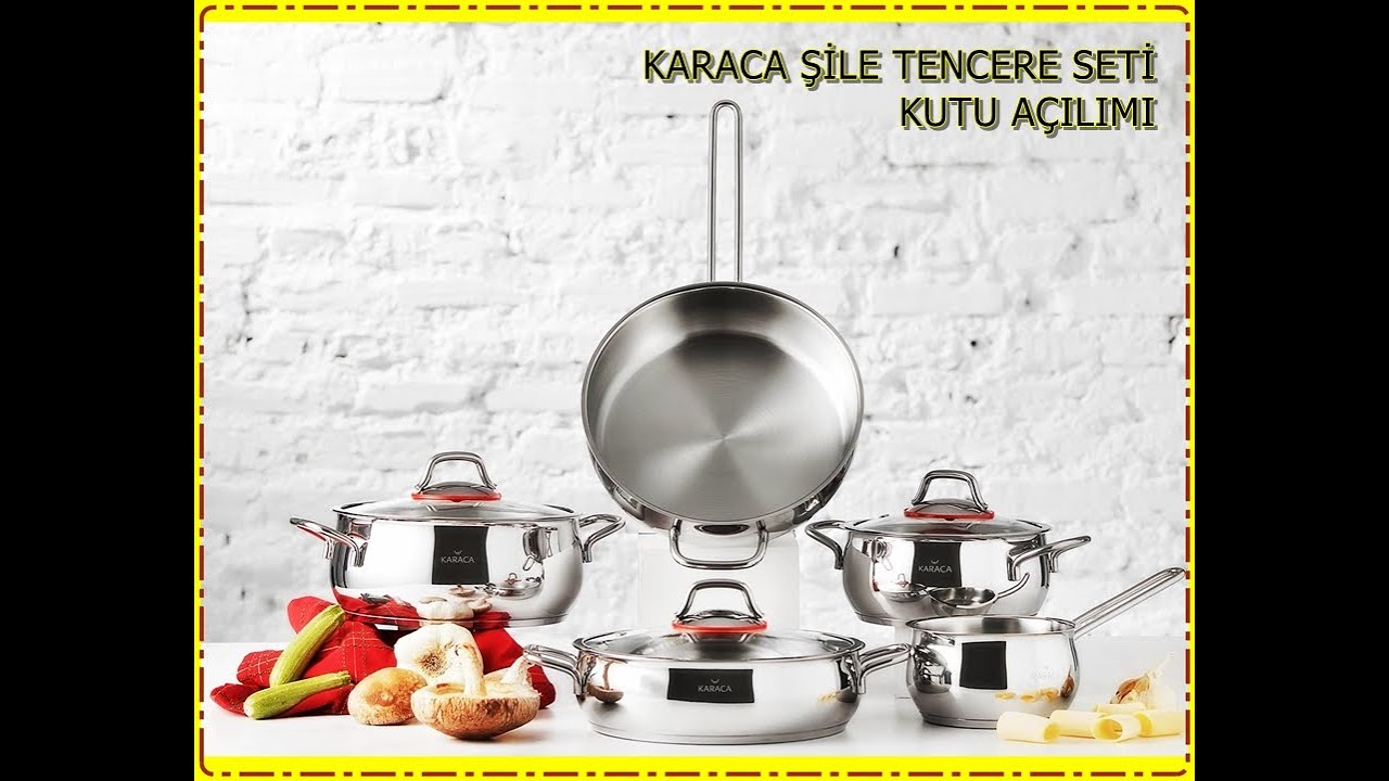Karaca Şile Tencere Seti 8 Par&ccedil;a Kutu A&ccedil;ılımı/ #Anneye #Hediye#Karaca #TencereSeti #KutuA&ccedil;ılımı