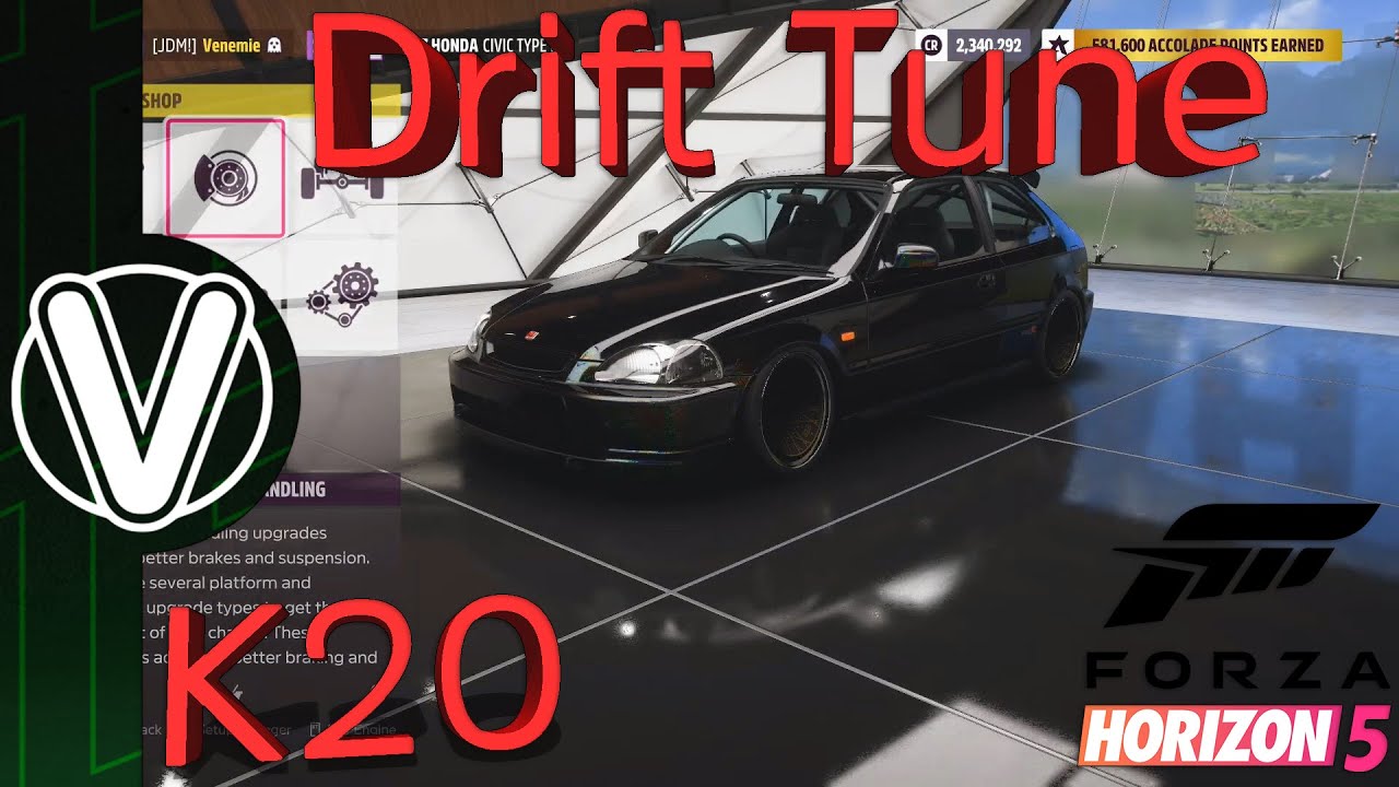 Forza Horizon 5 | 1997 HONDA CIVIC TYPE R Drift Build *Anti Lag* (Forza Horizon 5 Guides)