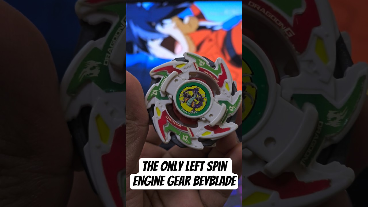 Dragoon g is the ONLY Left Spin Engine Gear Beyblade #EngineGear #Beyblade #GRevolution #Tyson