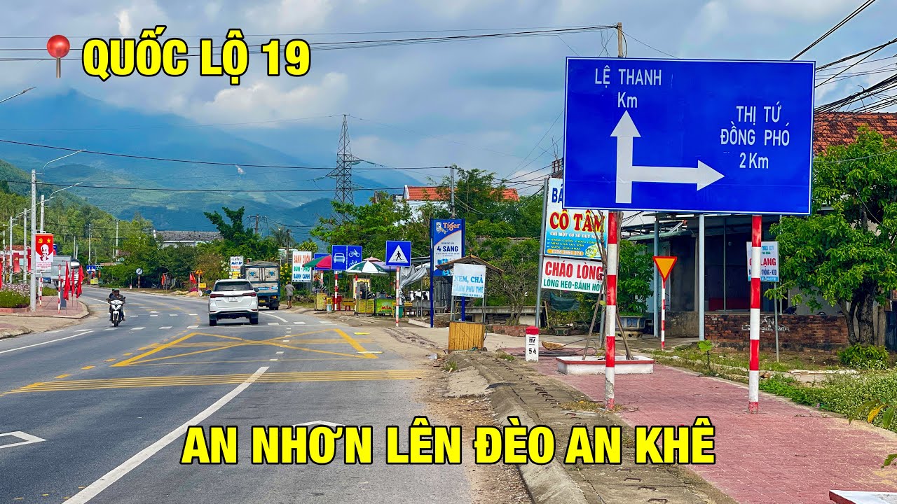 QUỐC LỘ 19 TỪ NHƠN HÒA LÊN ĐÈO AN KHÊ