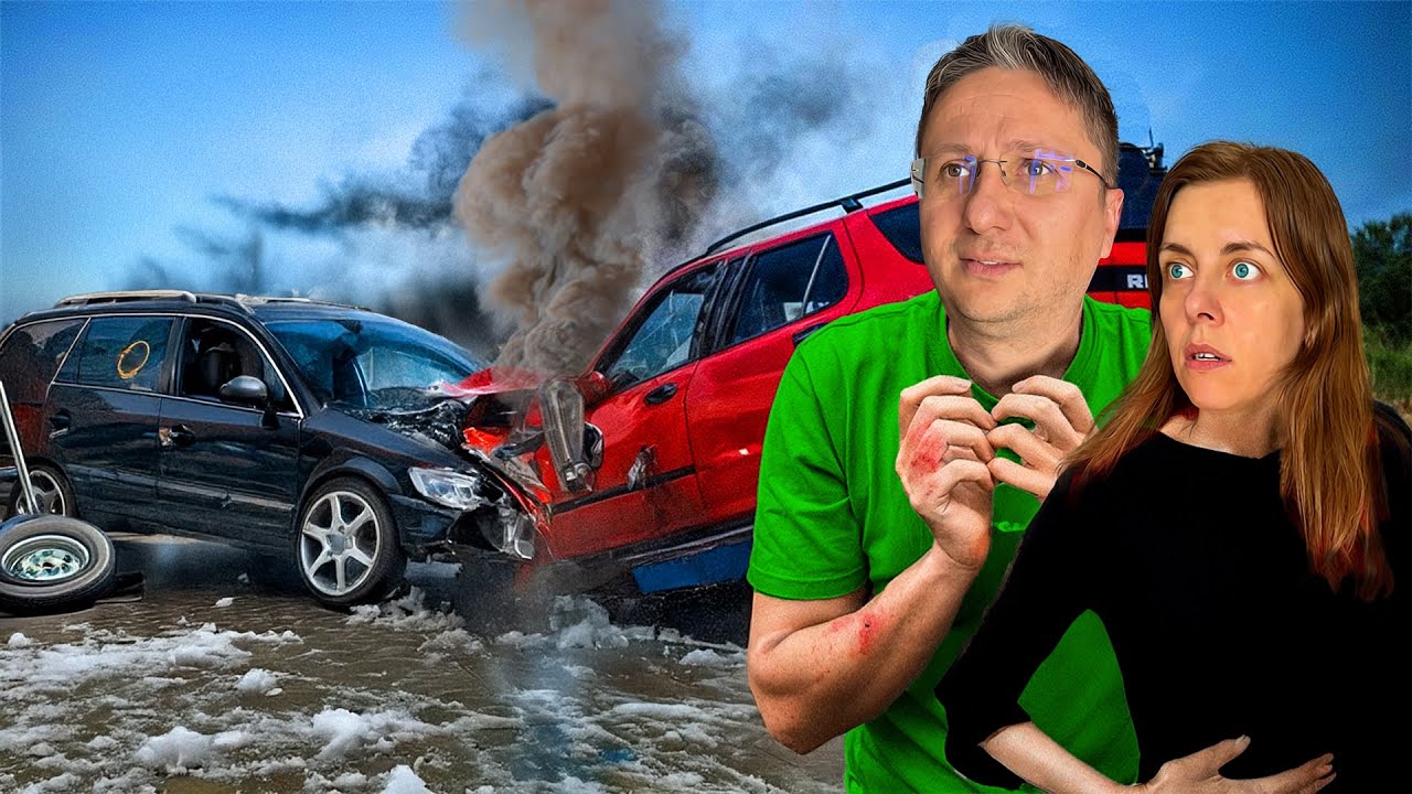 🔴 Am făcut ACCIDENT GRAV &icirc;n TIMIȘOARA 🚘 MAȘINA e DISTRUSĂ 😭