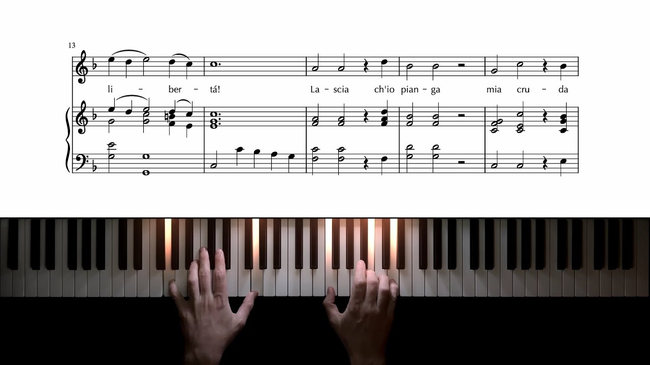Lascia ch'io pianga − G. F. Händel − Piano Arrangement + Sheet Music