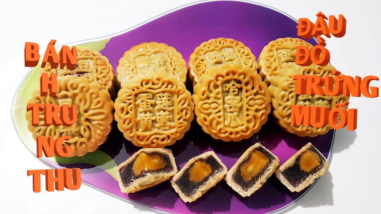 BÁNH TRUNG THU KHÔNG CẦN NƯỚC ĐƯỜNG/ CÁCH LÀM BÁNH TRUNG THU ĐẬU ĐỎ TRỨNG MUỐI @Family-DV