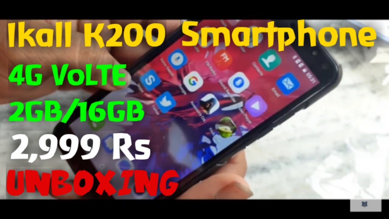 I KALL K200 4G Smartphone unboxing || cheapest 4G smartphone || 3000 rs 4G smartphone || best mobile