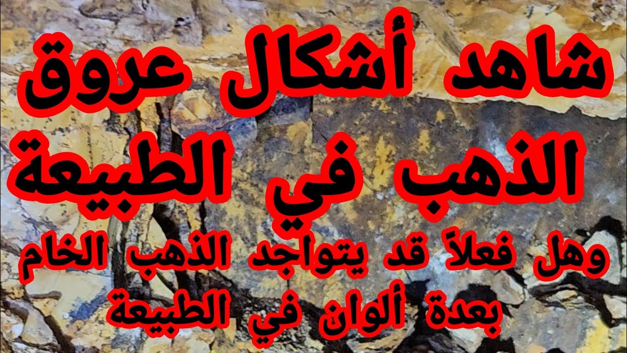 هل فعلا يتواجد الذهب بعدة ألوان وعلى شكل اكاسيد أشكال عروق الذهب الخام gold digging process