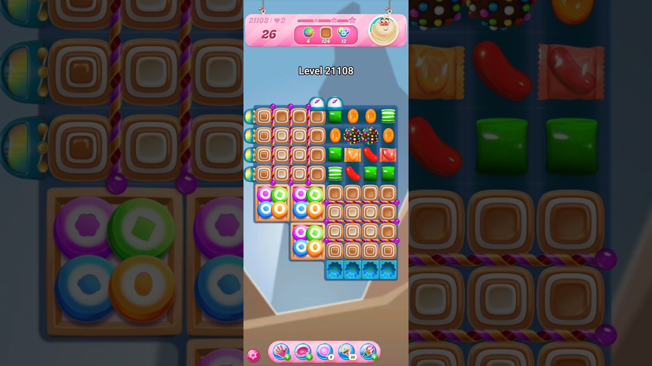 Уровень 21108 игры Candy Crush Saga
