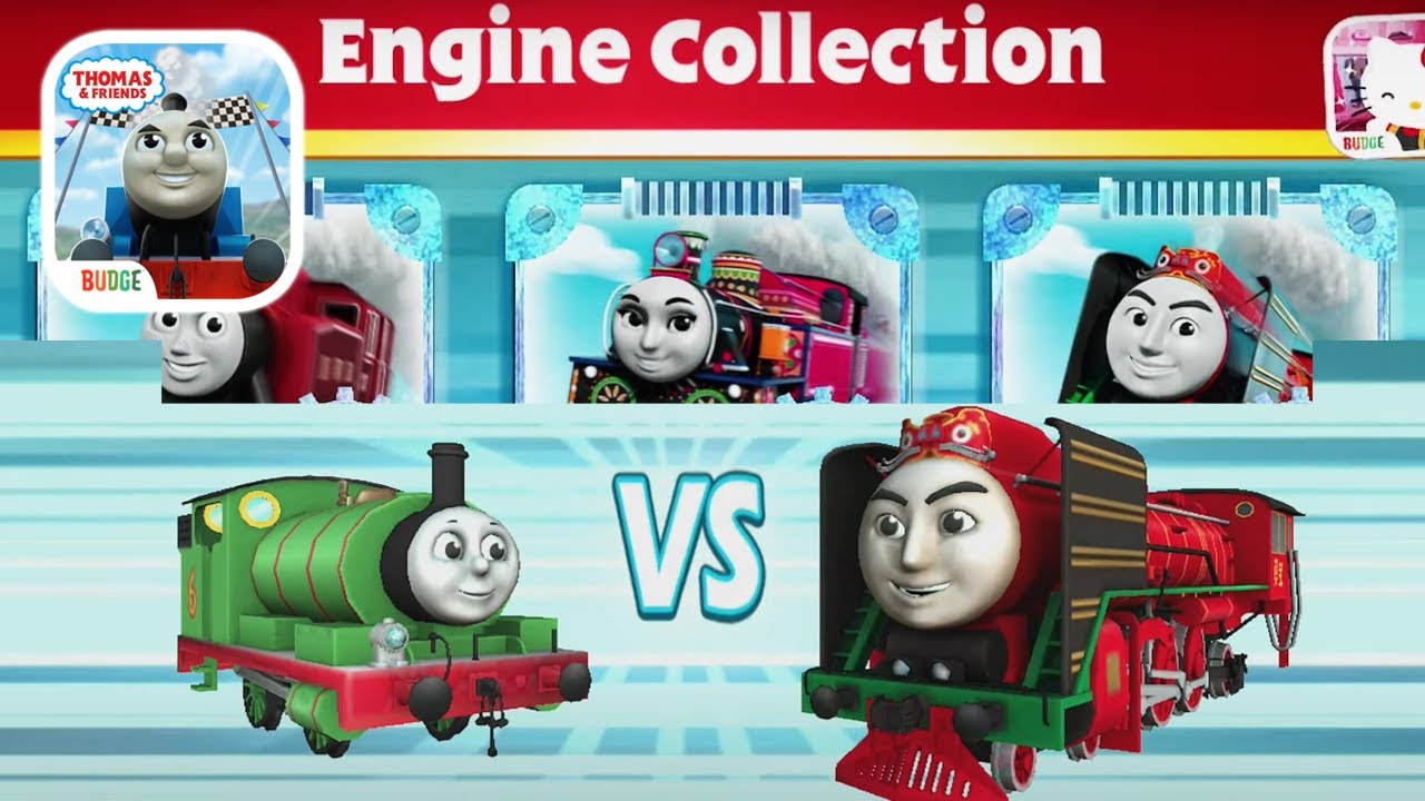 Thomas & Friends: GoGo Thomas - Percy VS Yong Bao - Full Upgrade Diamond Super Fun Races (Budge)