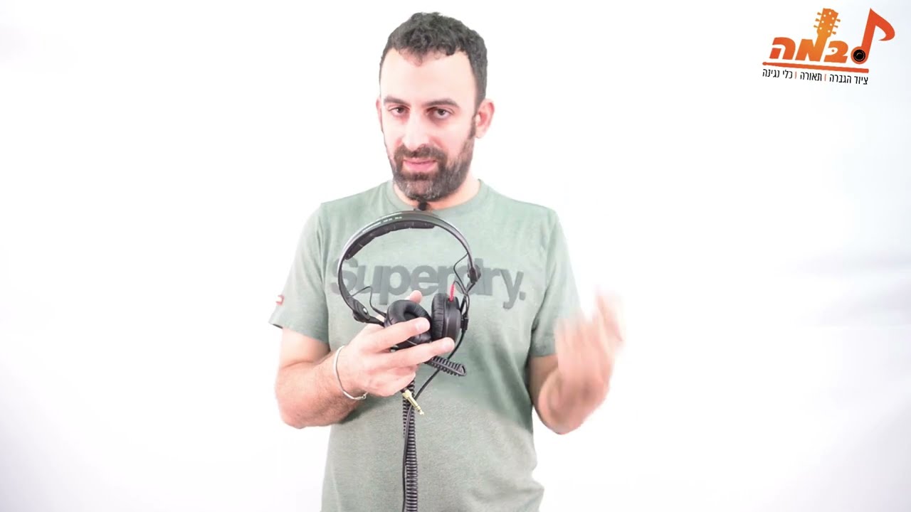 אוזניות די ג’יי ואולפן Sennheiser HD25 – סנהייזר - מדברים לבמה