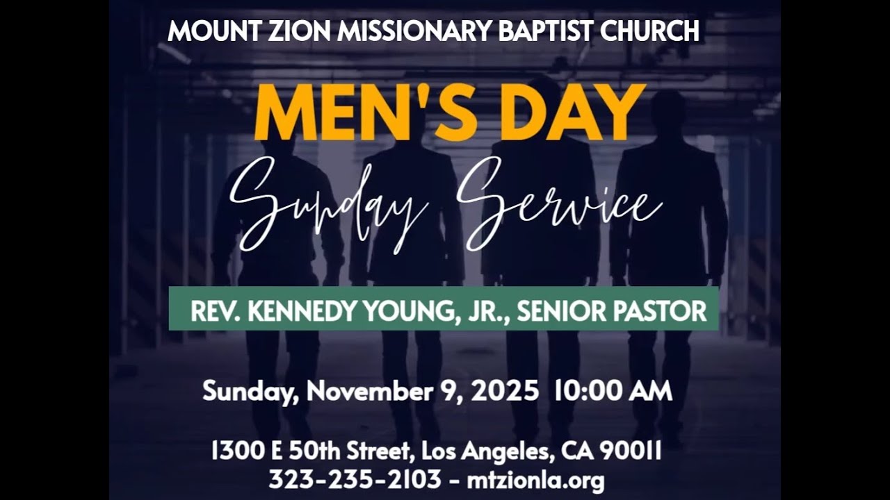 Men's Day Service | Pastor Kennedy Young Jr. | November 9, 2025