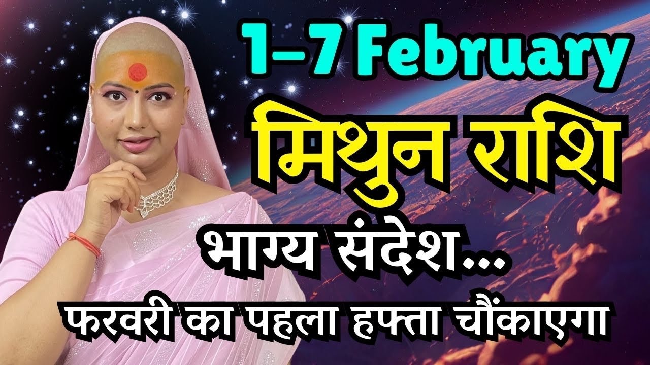 मिथुन राशिफल 2026 |1-7 फरवरी राशिफल | साप्ताहिक राशिफल | Mithun Rashifal  