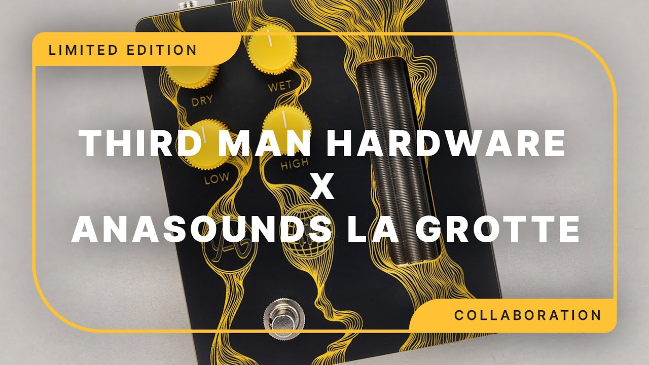 Third Man Hardware + Anasounds Release La Grotte Mechanical Reverb Pedal | Tone Report Demo