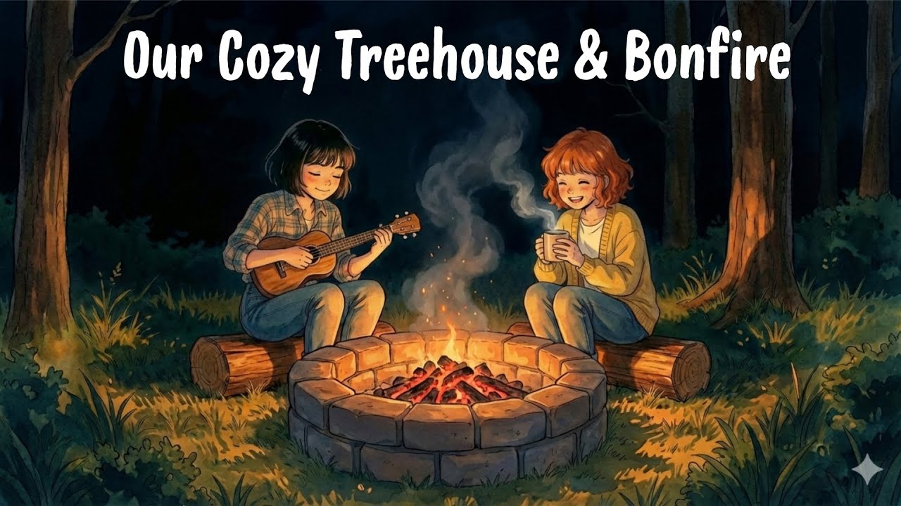 Living in a Treehouse above the Clouds ☁️ ASMR Cooking & Relaxing (Ghibli Inspired Animation)