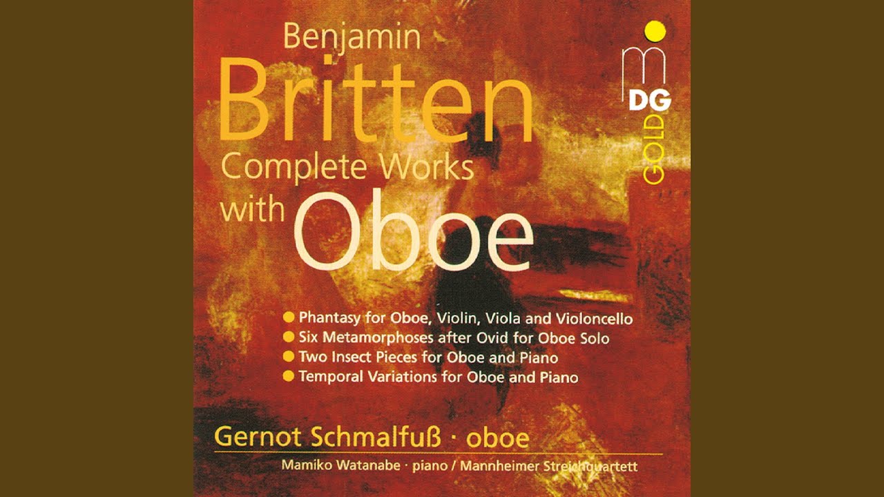 Six Metamorphoses After Ovid for Oboe Solo, Op. 49: V. Narcissus