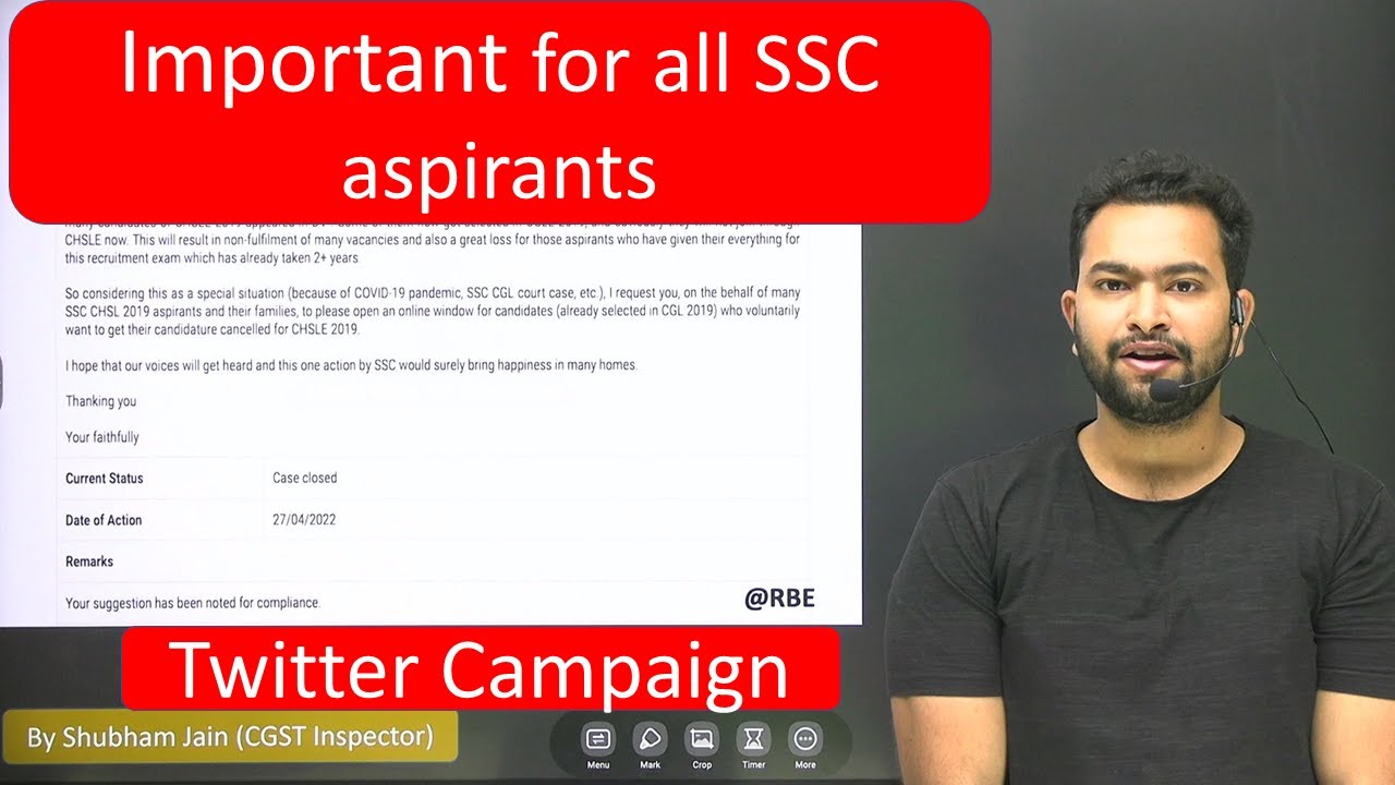 Twitter Campaign| Most important for all SSC Aspirants| SSC CHSL 2019 Result
