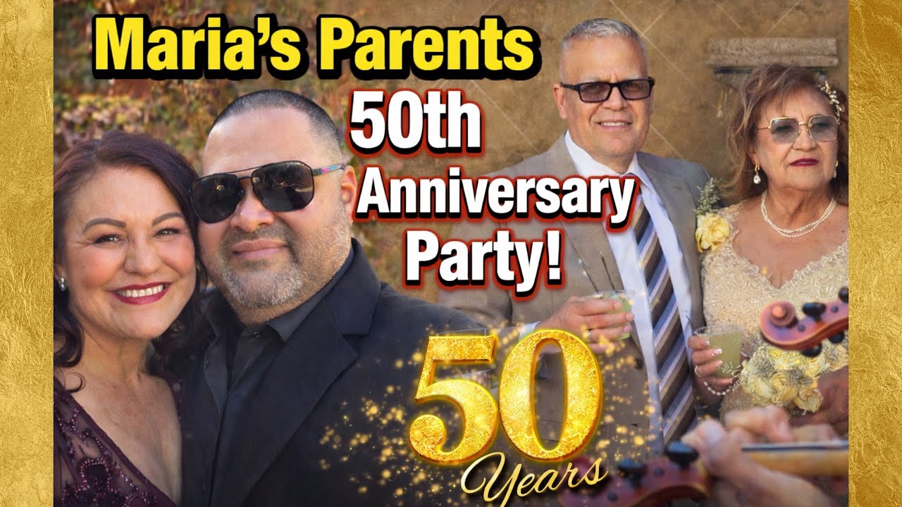 Maria’s Parents 50th Anniversary Party | Golden Anniversary Celebration Vlog