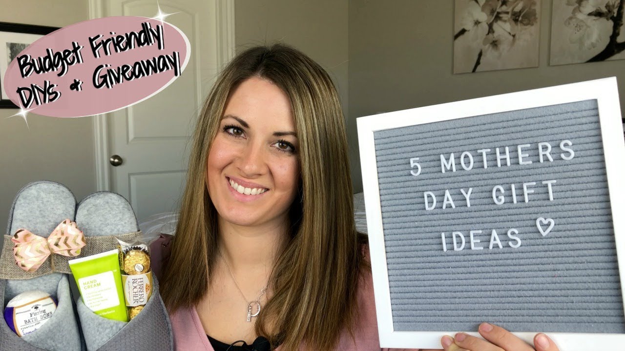 5 MOTHER'S DAY GIFT IDEAS :: BUDGET FRIENDLY, DIYS & GIVEAWAY
