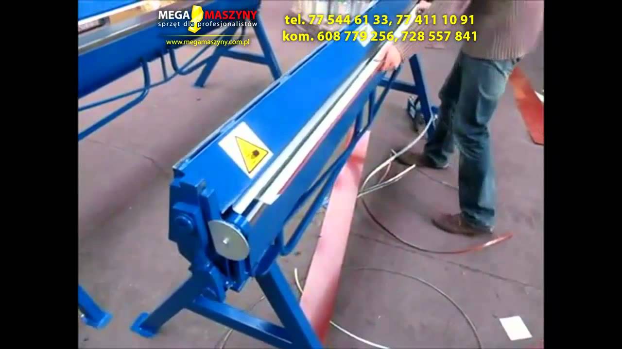 Parapet blaszany - gięcie cięcie i zaginanie blachy