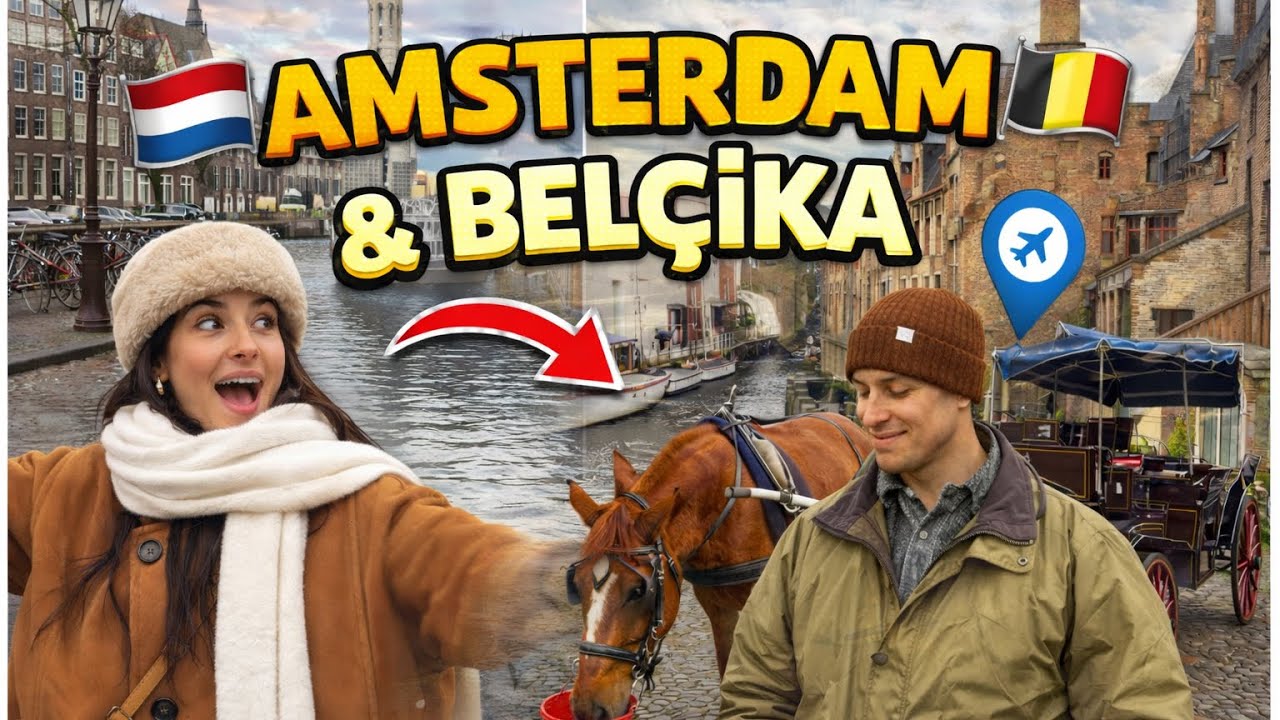 VLOG| Amsterdam🎞️ Belçika 🚲