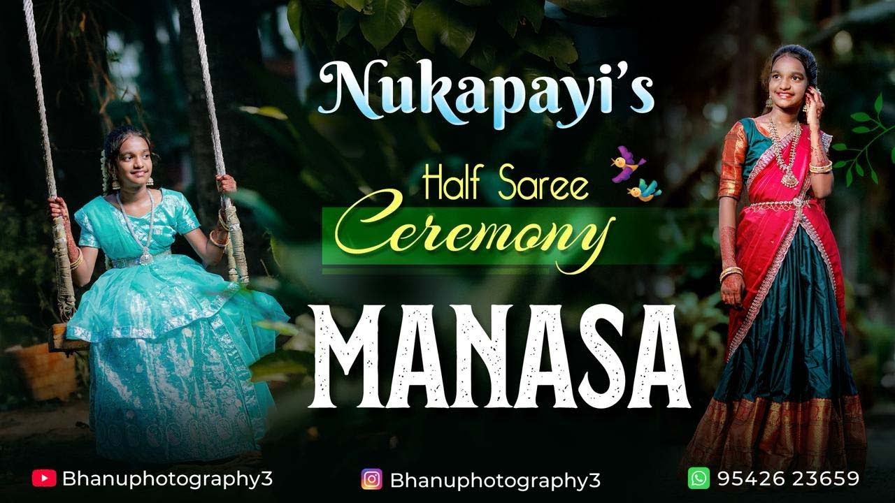 MANASA HALF SAREE