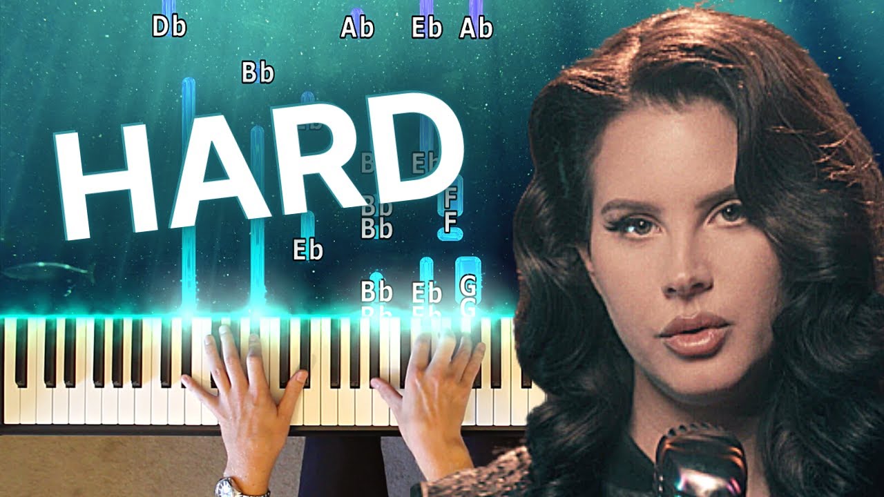 Grandfather please stand on the shoulders of my father while hes deep-sea fishing Lana Del Rey Piano