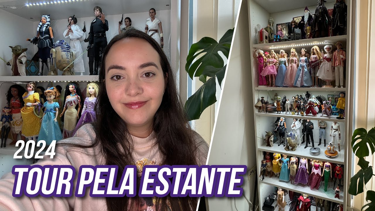 Tour pela MINHA COLEÇÃO DE BONECAS e ACTION FIGURES atualizada!