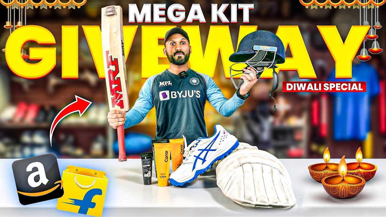 Unboxing Diwali cricket kit and Big Billion Cricket Giveaway!!