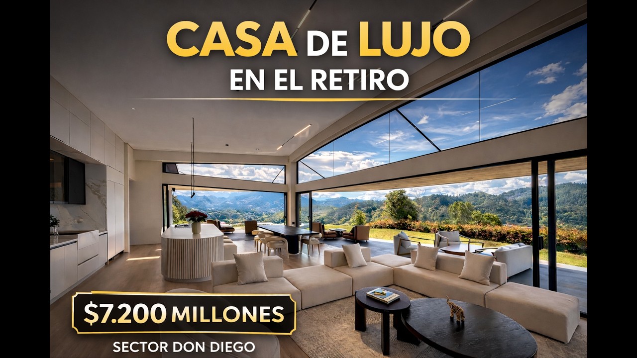 Residencia de lujo en El Retiro con vista panorámica | Don Diego 🏡