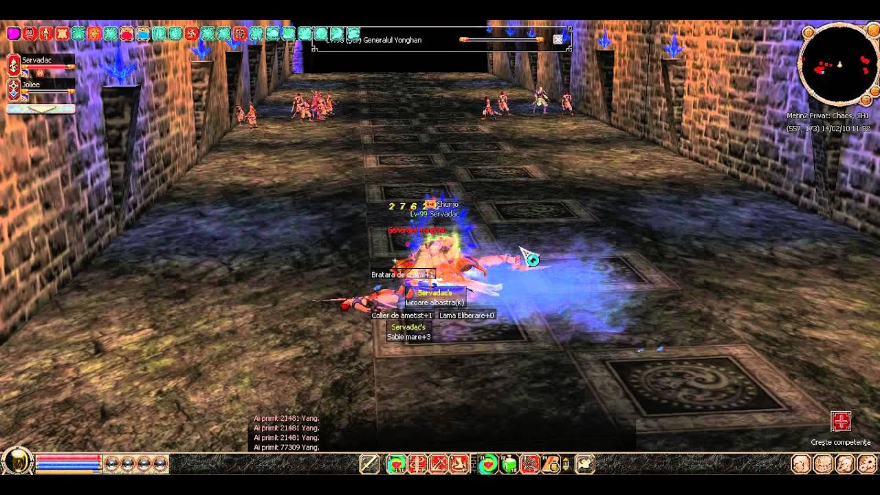 Metin2 Chaos-Servadac vs 2x General Yonghan