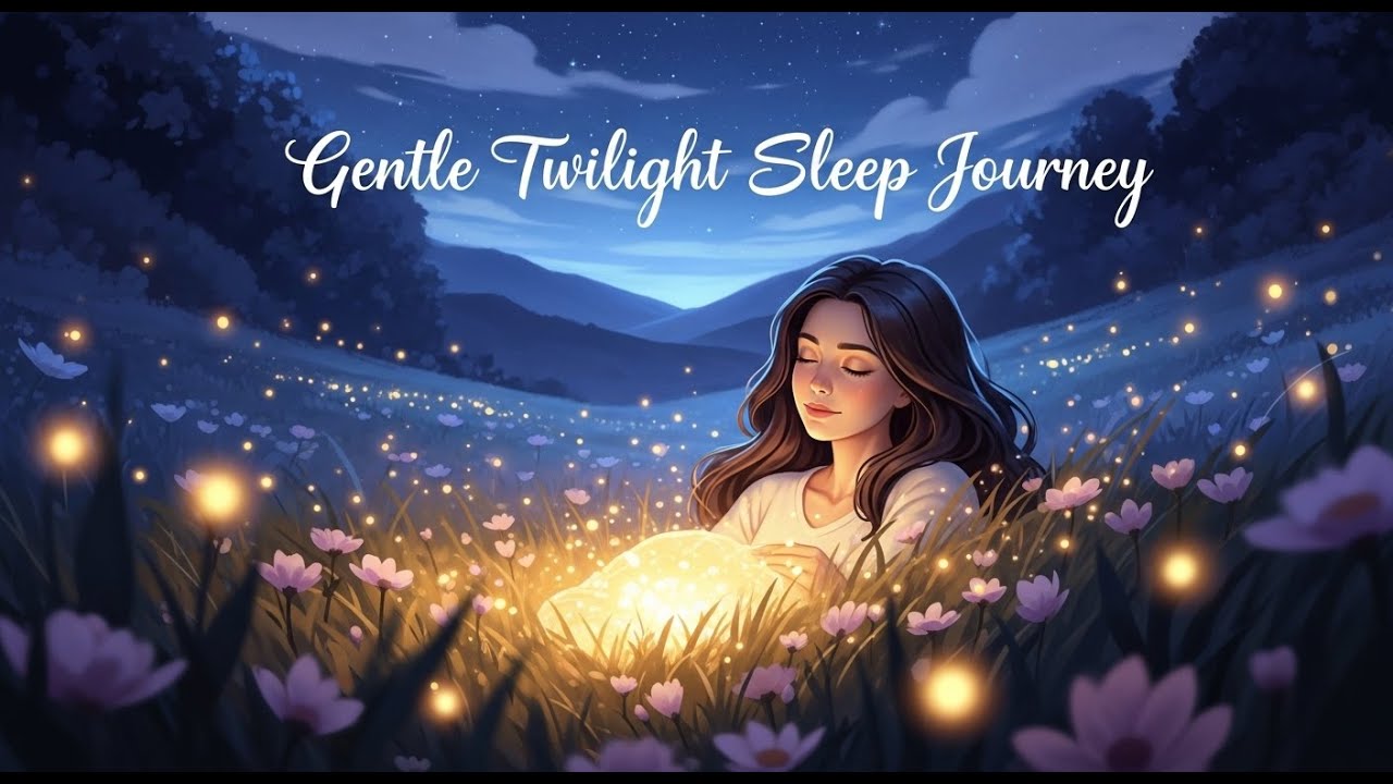 Gentle Twilight Meadow Sleep Story  Adult Bedtime ASMR for Deep Relaxation & Insomnia Relief