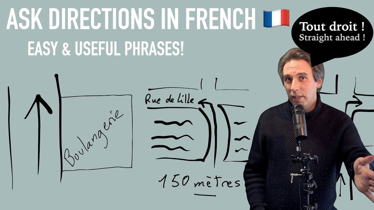 How to Ask for Directions in French 🇫🇷  Essential Phrases for Beginners