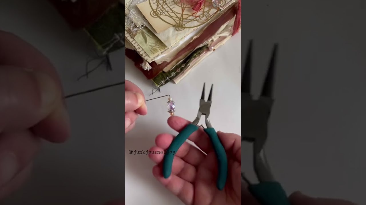 Charms DIY for JUNK JOURNAL inspired by @archideedidiana  #shorts #diy #asmrsounds