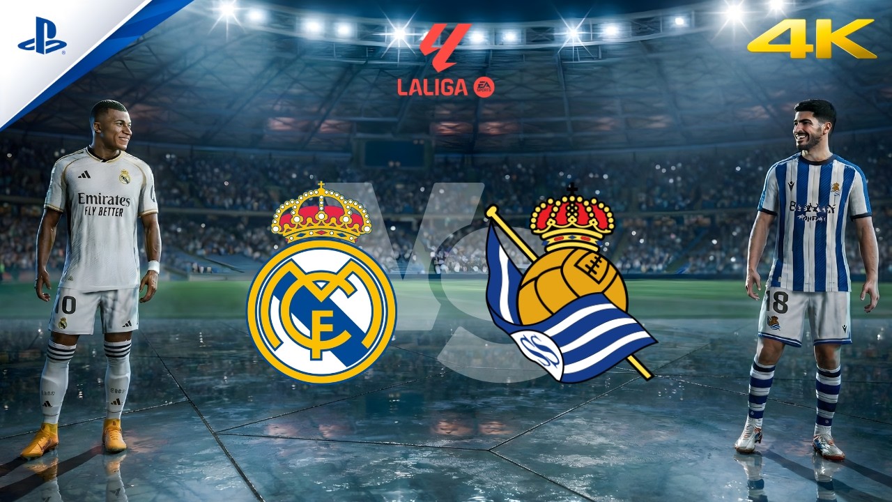 FC 26 - Real Madrid vs. Real Sociedad | La Liga 2026 Full Match | PS5™ [4K60]