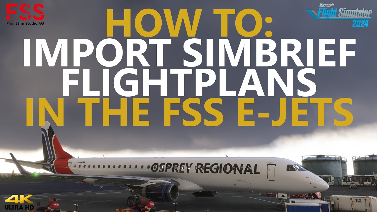 FSS E-JETS — Инструкция по импорту планов полетов Simbrief в пользовательскую FMS.