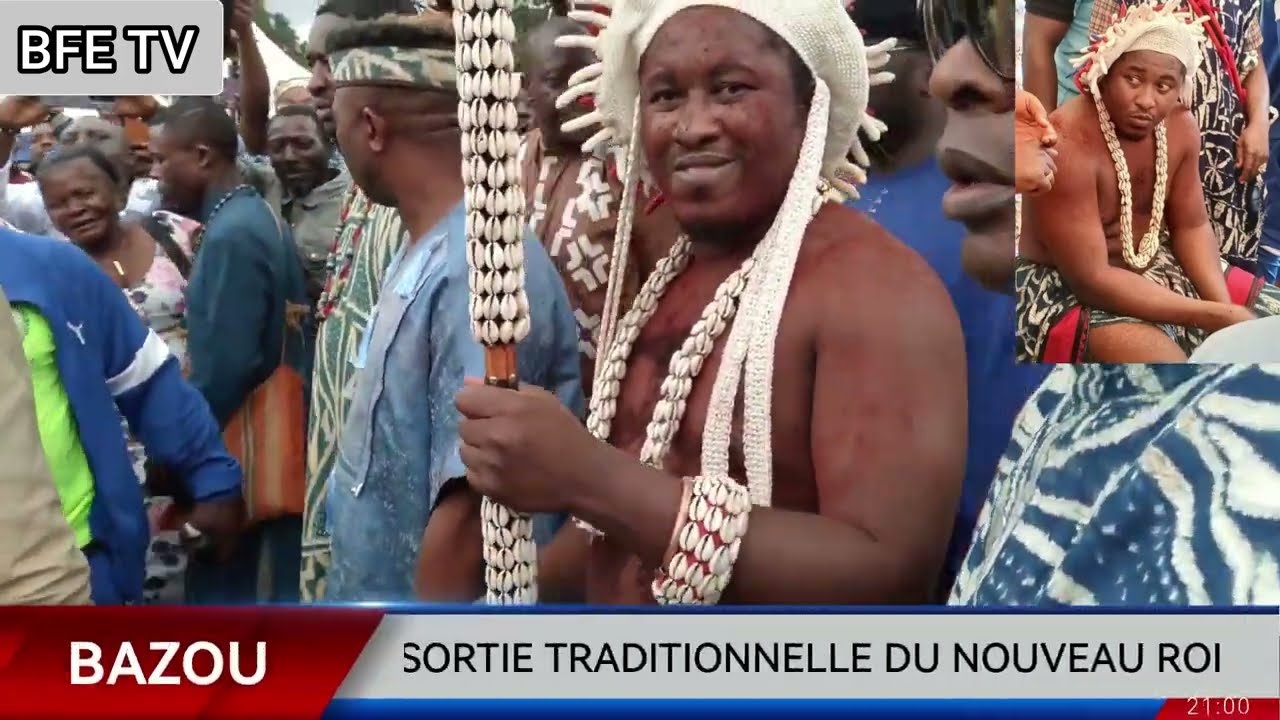 SORTIE TRADITIONNELLE DU ROI BAZOU, PARTAGE DU REPAS SACRÉ