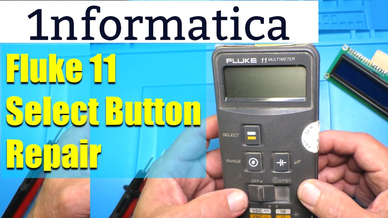Fluke 11 Multimeter Range Select Switch Fix Elastomer Replacement - Electronic Repair