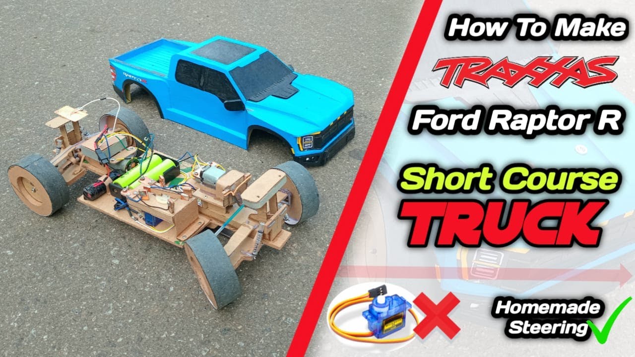 Homemade RC Ford Raptor R Short Course Truck - how to make rc short course truck