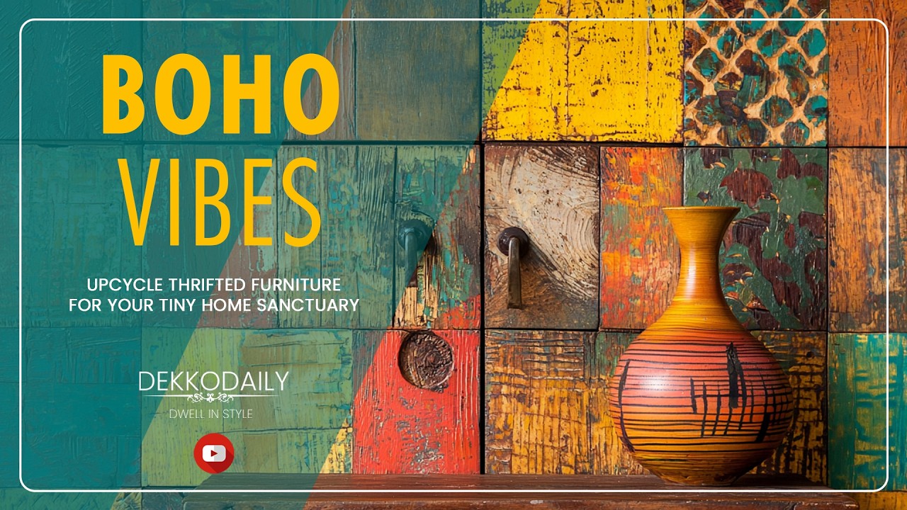 Bohemian Vibes: Upcycle Thrifted Furniture for Your Tiny Home Sanctuary