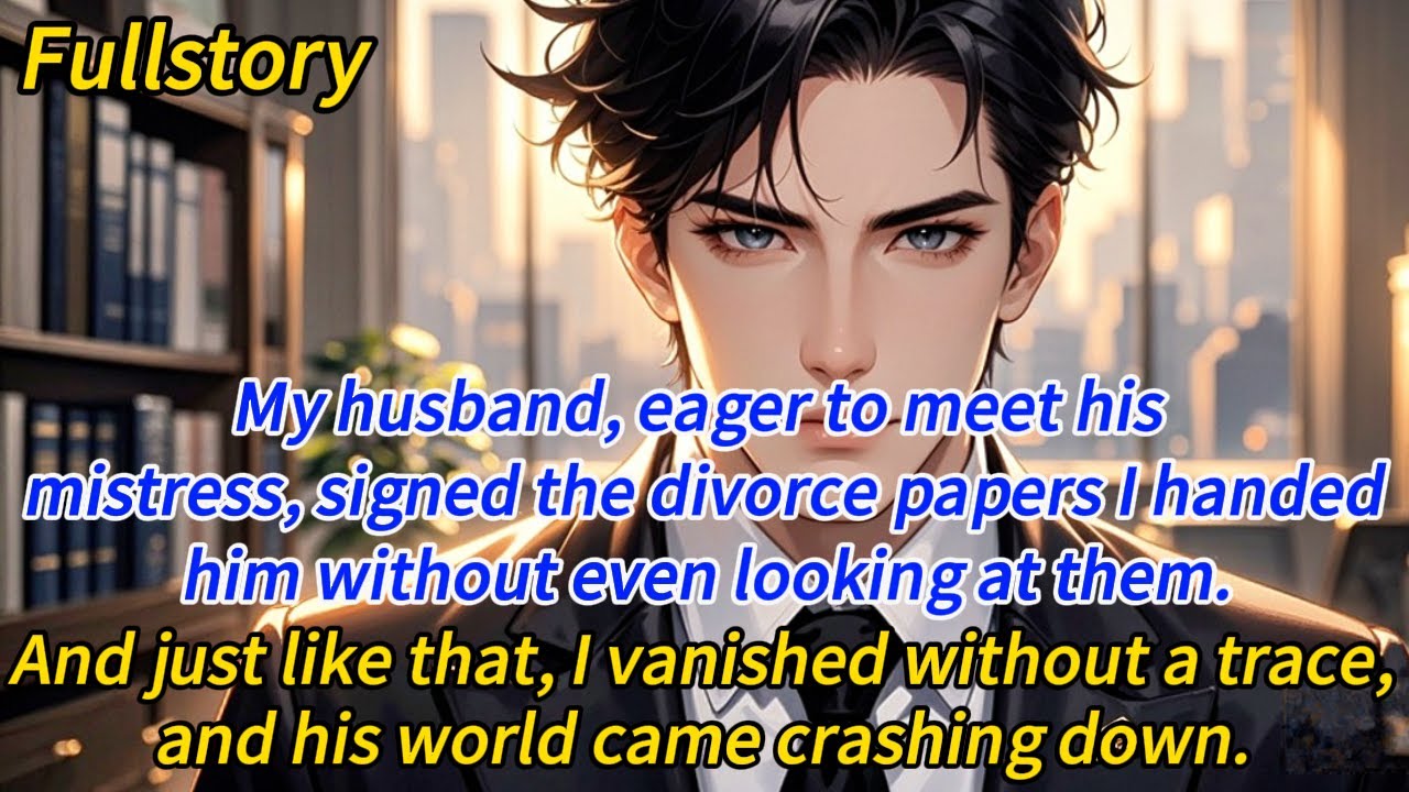 My husband, eager to meet his lover, unknowingly signed the divorce papers — after I vanished, he...