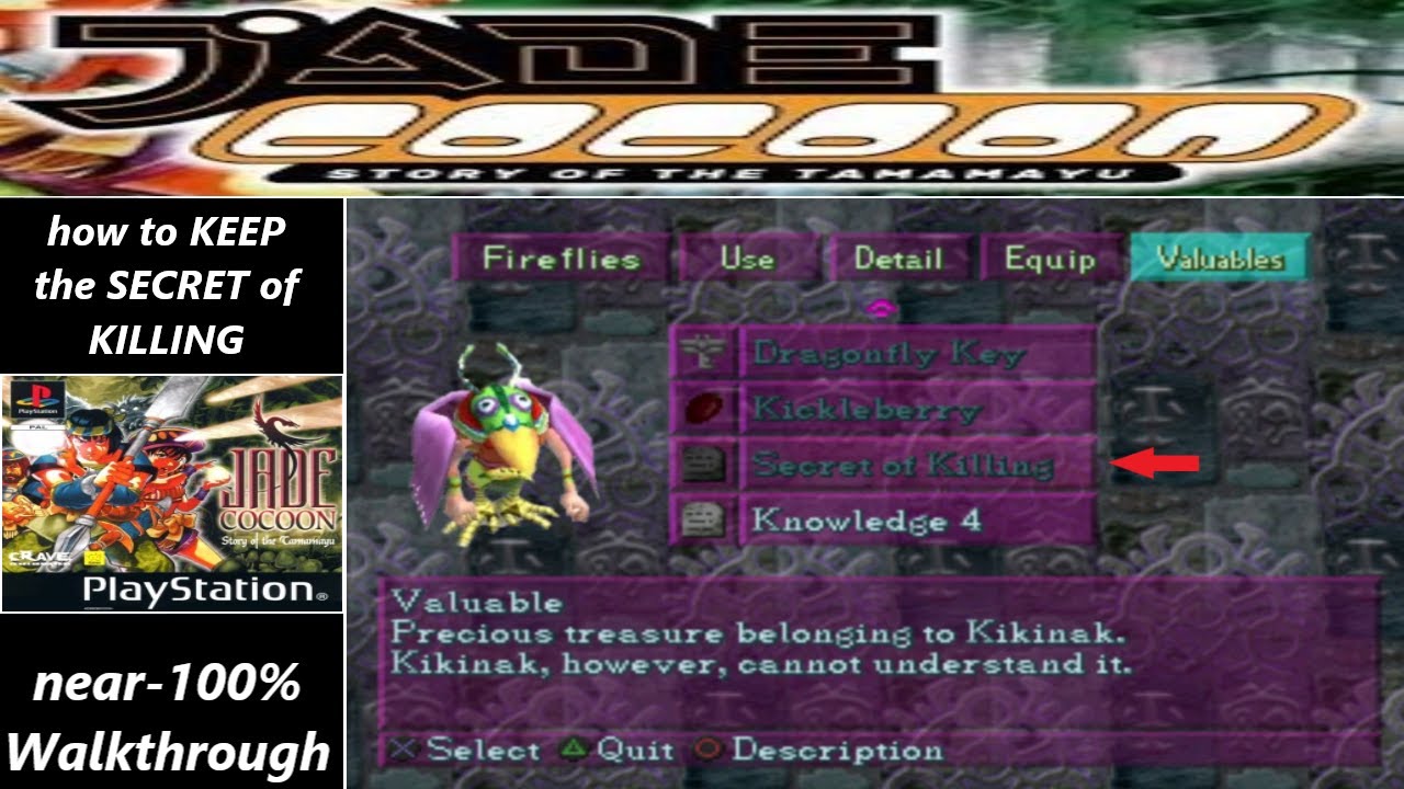 how to KEEP the Secret of Killing! | Jade Cocoon (PSX/PS1) Bonus/Tutorial