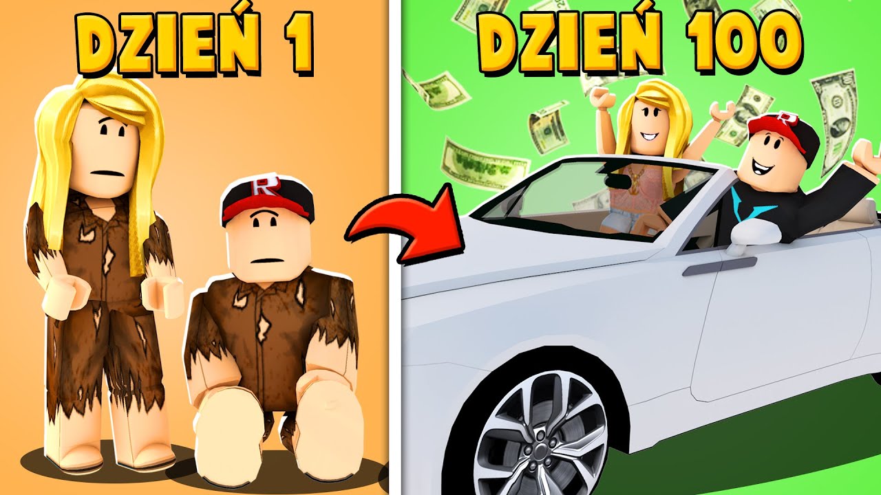 SPĘDZILIŚMY 100 DNI W ROBLOX Brookhaven 🏡RP | Vito i Bella