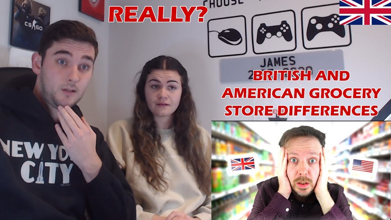 British Couple Reacts to 5 Ways British and American Grocery Stores Are Very Different