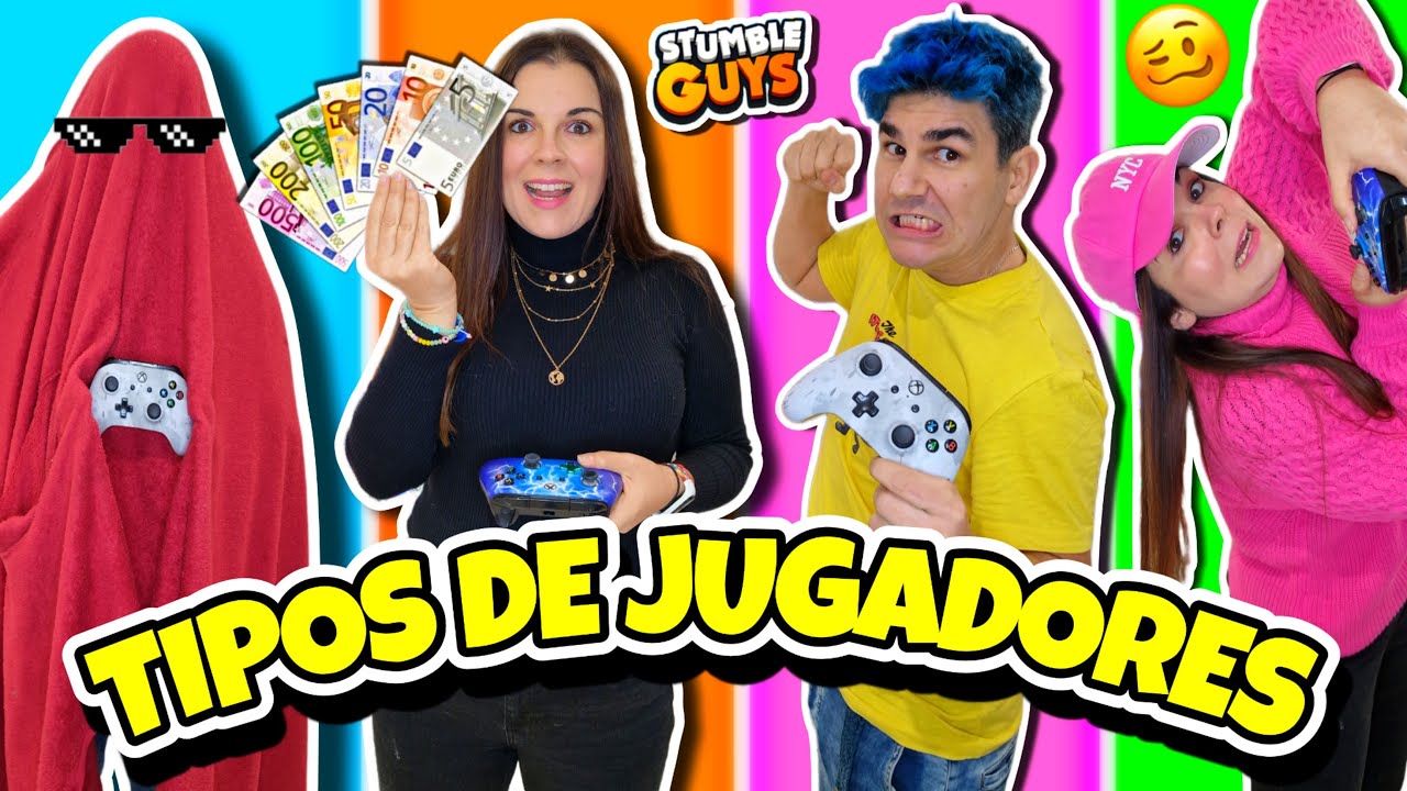 TIPOS DE JUGADORES en Stumble Guys