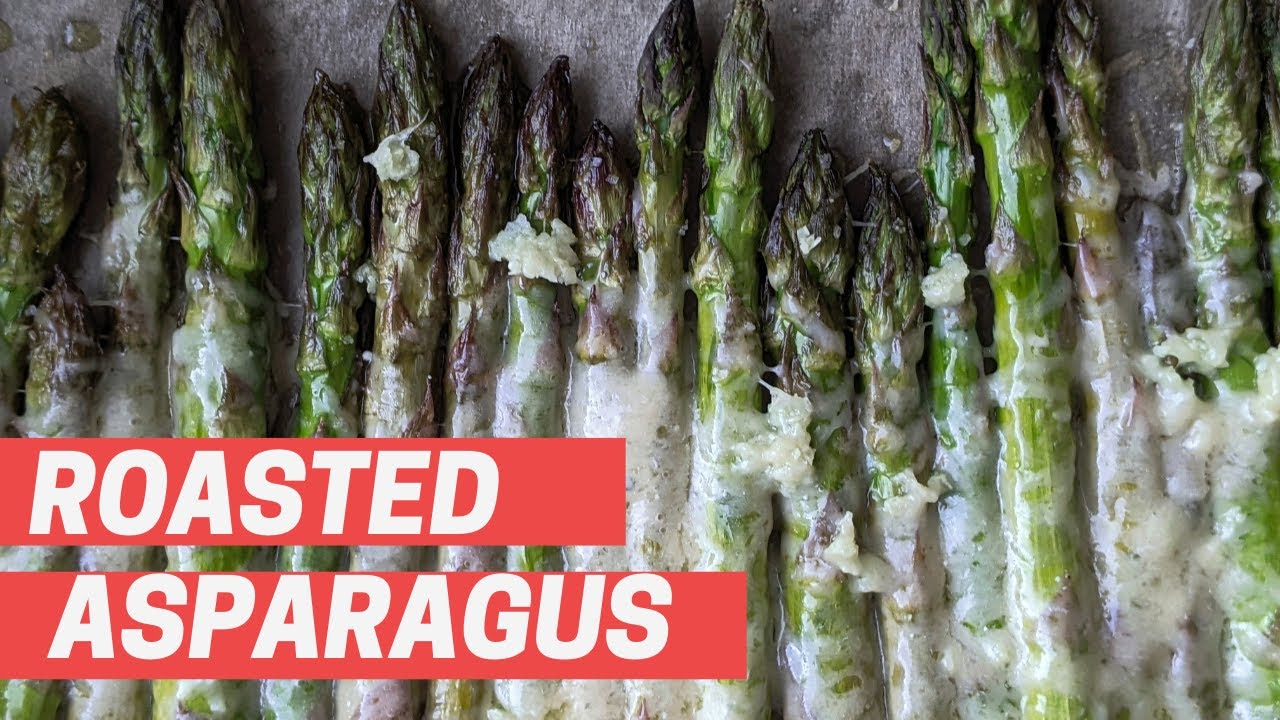 Oven-Roasted Asparagus with Garlic & Parmesan