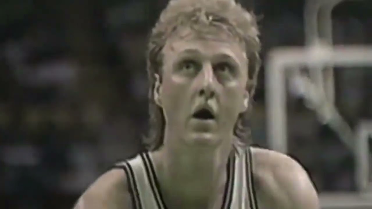 Larry Bird with a Triple Double in Game 6 of the 1986 Finals