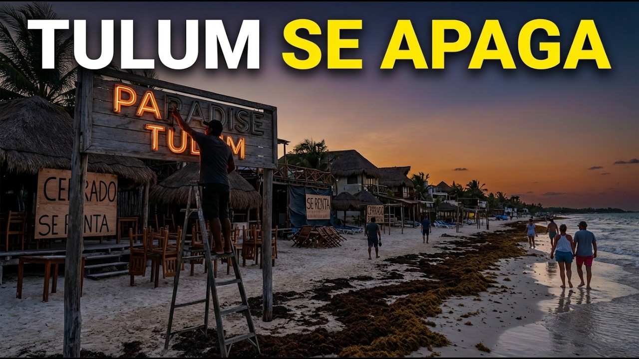 TULUM: El Paraíso Que Ya NO EXISTE — La Caída Más Dramática del Turismo Mundial