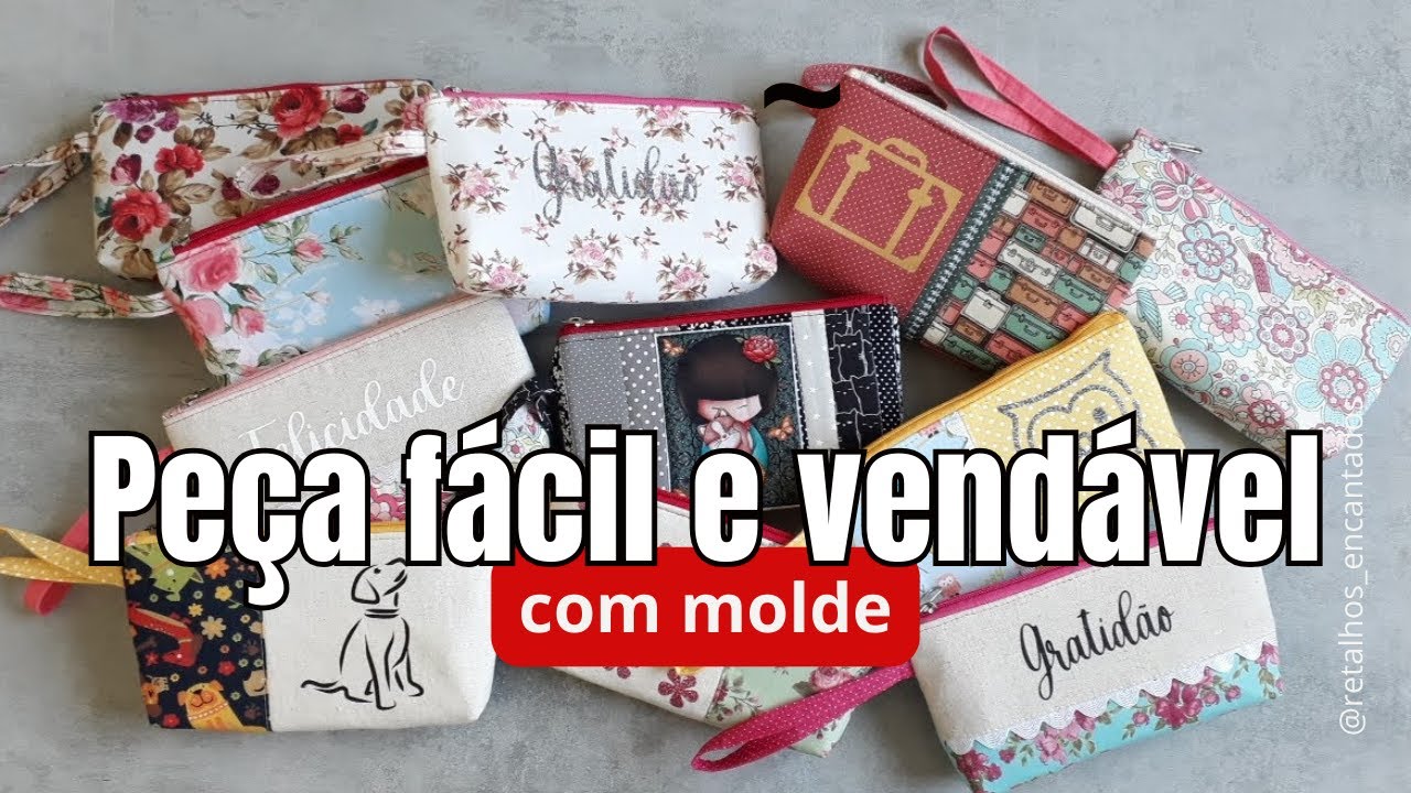 Peça fácil e vendável - Use suas sobras de tecidos e crie uma peça única! PAP Costura Criativa.