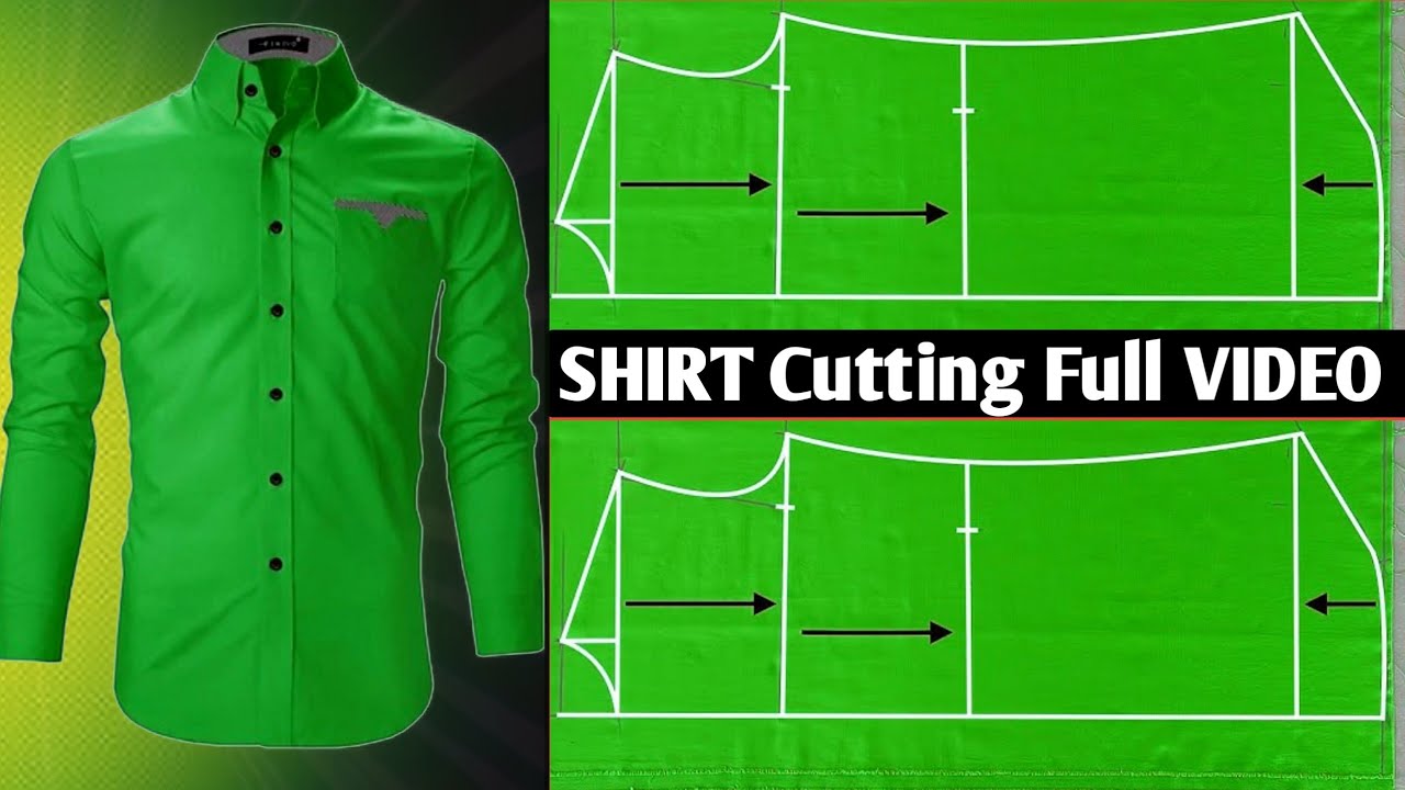 SHIRT | ✂️ | Cutting | Full VIDEO | बिल्कुल आसान | shirt cutting | shirt cutting and stitching |