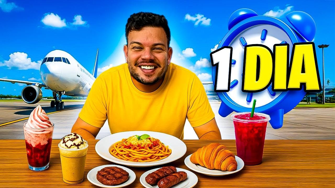 24 HORAS COMENDO COMIDA DE AEROPORTO